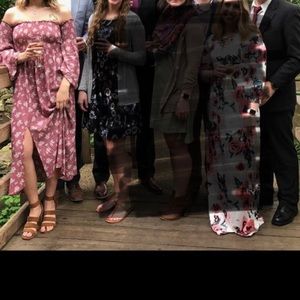 Floral Long Sleeved Dress